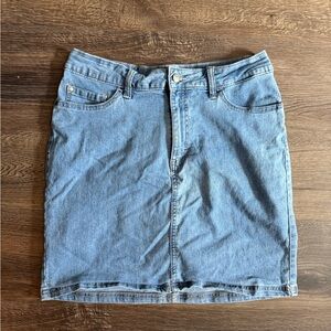 Lee Riders Midrise Denim Skirt